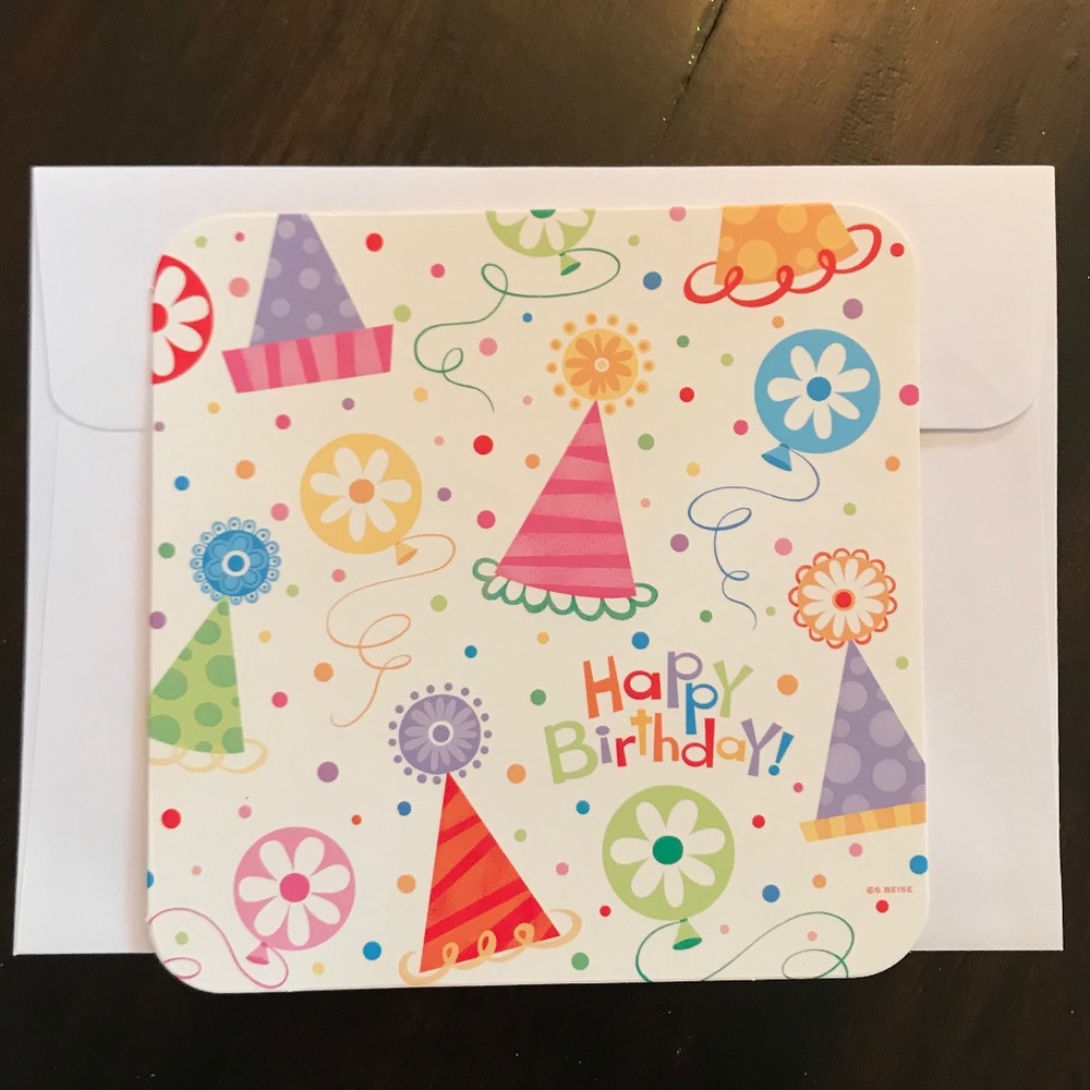 NWOT Happy Birthday Card
